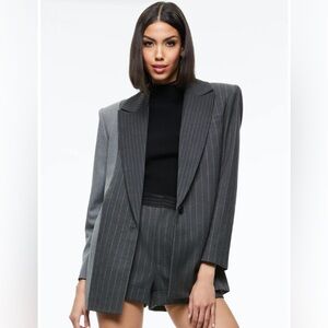 Alice+Olivia COLLEY NOTCH COLLAR BLAZER